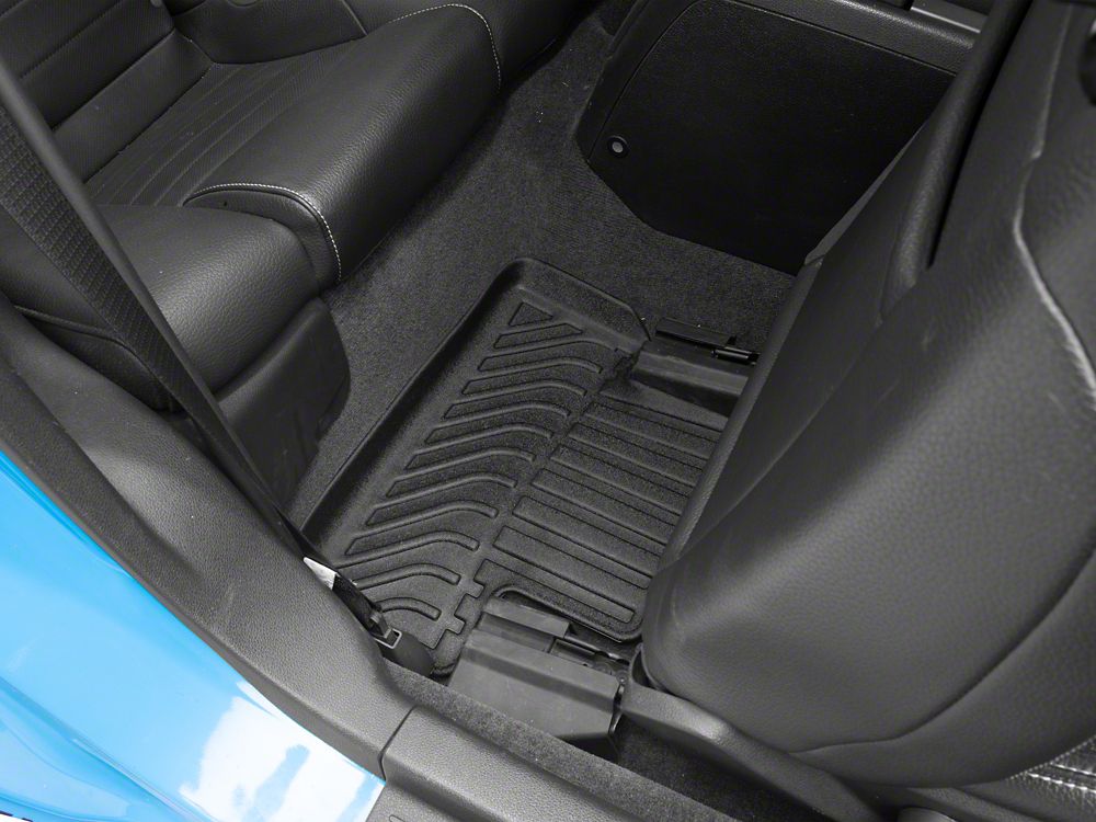 TruShield Precision Molded Floor Liners; Front and Rear (11-14 Mustang)