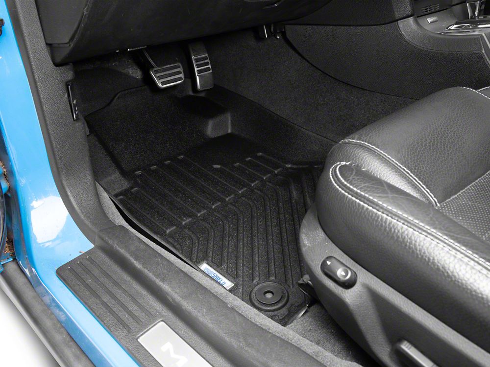 TruShield Precision Molded Front Floor Liners; Black (11-14 Mustang Coupe)