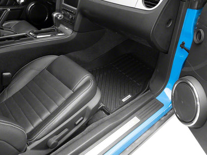 TruShield Precision Molded Front Floor Liners; Black (11-14 Mustang Coupe)