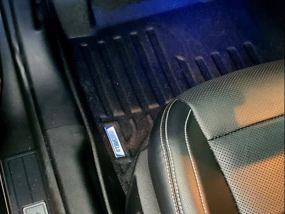 TruShield Precision Molded Front and Rear Floor Liners; Black (15-25 Mustang)