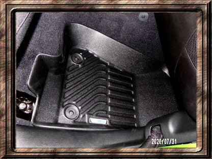 TruShield Precision Molded Front Floor Liners; Black (18-25 Jeep Wrangler JL)