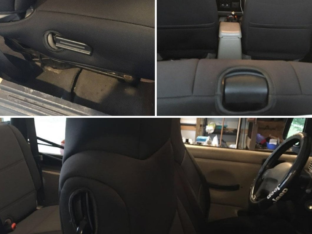 TruShield Neoprene Front and Rear Seat Covers; Black (03-06 Jeep Wrangler TJ)