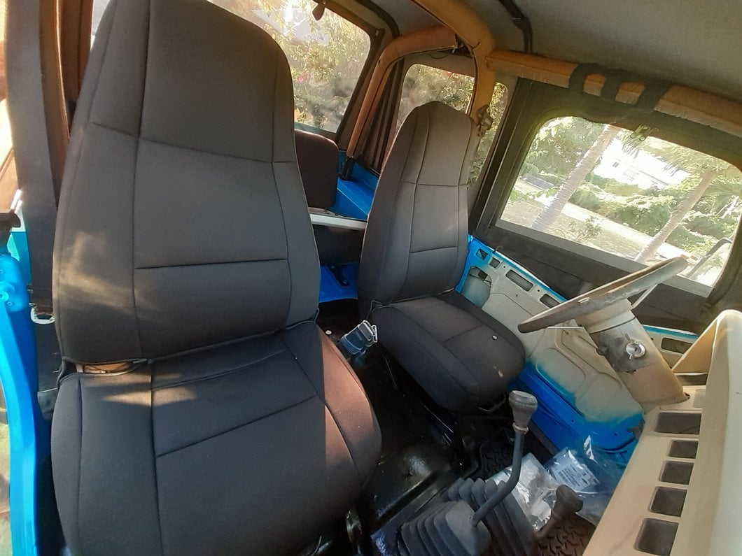 TruShield Neoprene Front and Rear Seat Covers; Black (87-90 Jeep Wrangler YJ)