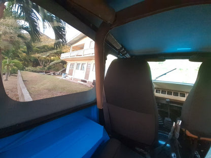 TruShield Neoprene Front and Rear Seat Covers; Black (87-90 Jeep Wrangler YJ)