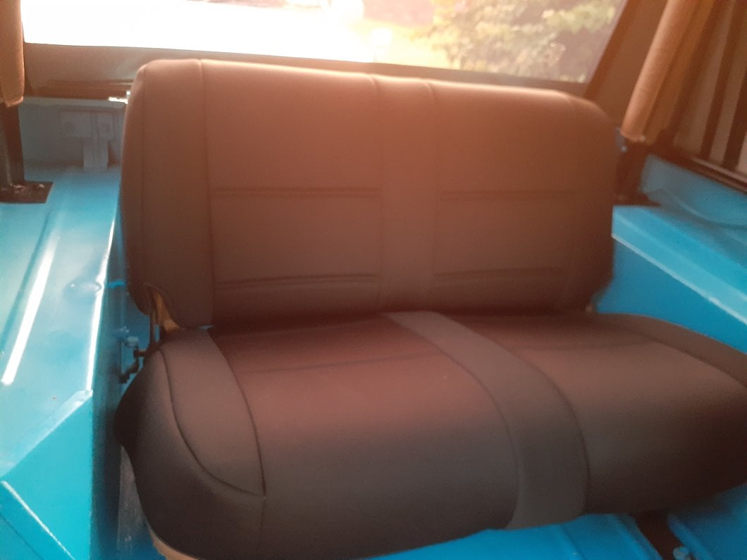 TruShield Neoprene Front and Rear Seat Covers; Black (87-90 Jeep Wrangler YJ)