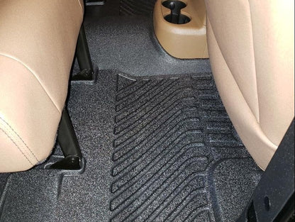 TruShield Precision Molded Front and Rear Floor Liners; Black (07-13 Jeep Wrangler JK 4-Door)