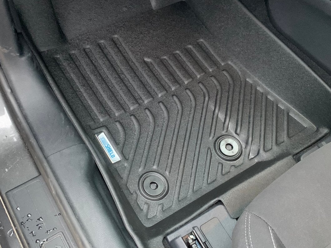 TruShield Precision Molded Front and Rear Floor Liners; Black (15-25 Mustang)