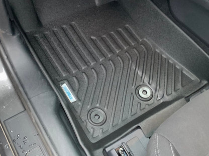 TruShield Precision Molded Front and Rear Floor Liners; Black (15-25 Mustang)