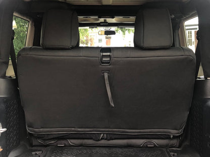 TruShield Neoprene Front and Rear Seat Covers; Black (11-12 Jeep Wrangler JK 2-Door)