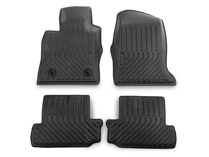 TruShield Precision Molded Front and Rear Floor Liners; Black (16-24 Camaro)