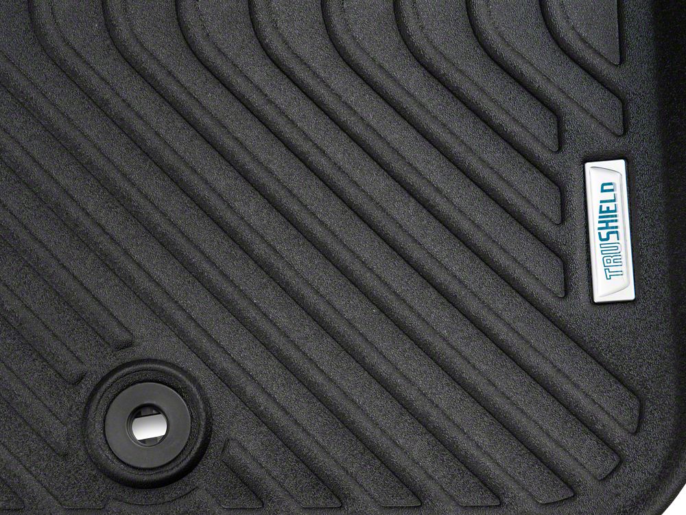 TruShield Precision Molded Front Floor Liners; Black (11-14 Challenger)