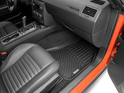 TruShield Precision Molded Front Floor Liners; Black (11-14 Challenger)
