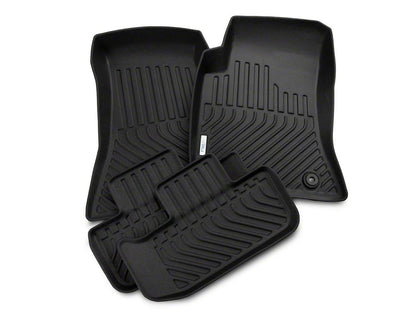 TruShield Precision Molded Front and Rear Floor Liners; Black (11-14 Challenger)