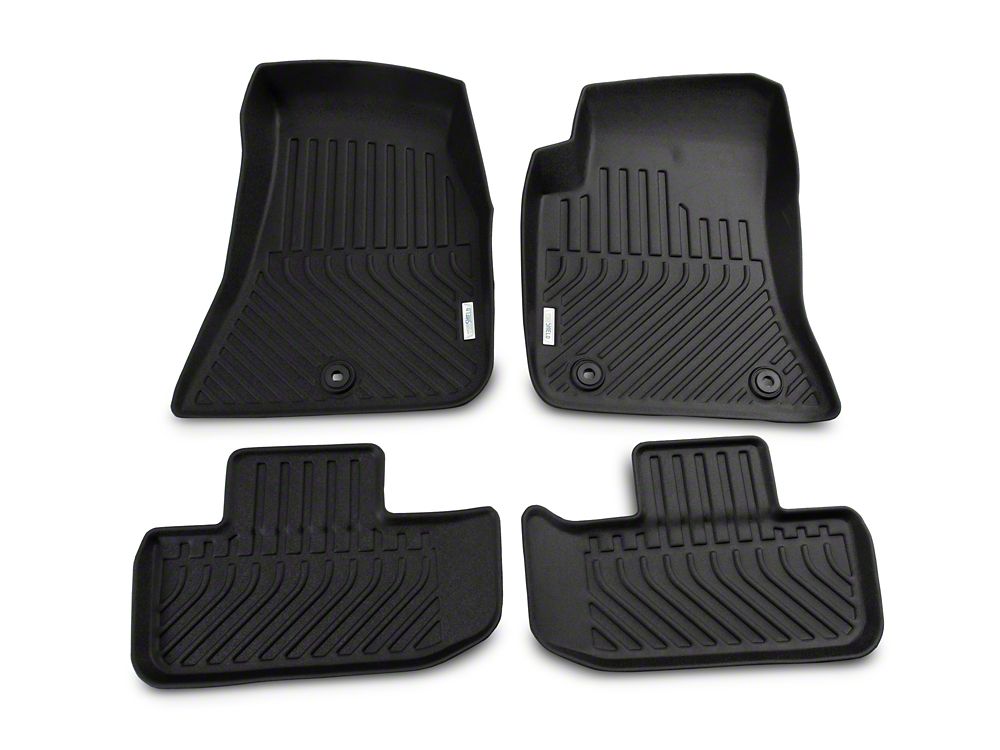 TruShield Precision Molded Front and Rear Floor Liners; Black (11-14 Challenger)
