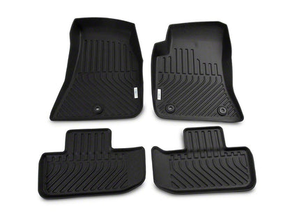 TruShield Precision Molded Front and Rear Floor Liners; Black (11-14 Challenger)