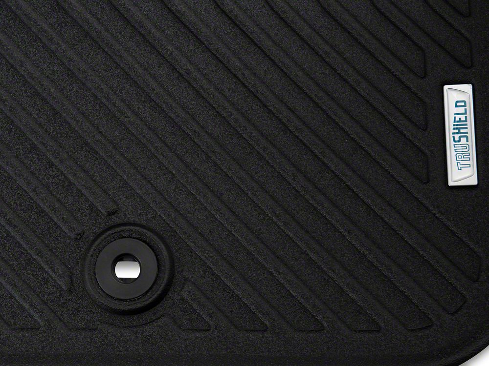 TruShield Precision Molded Front and Rear Floor Liners; Black (11-14 Challenger)