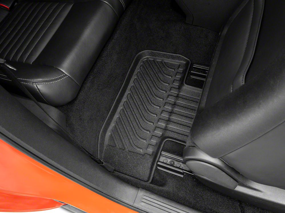 TruShield Precision Molded Front and Rear Floor Liners; Black (11-14 Challenger)