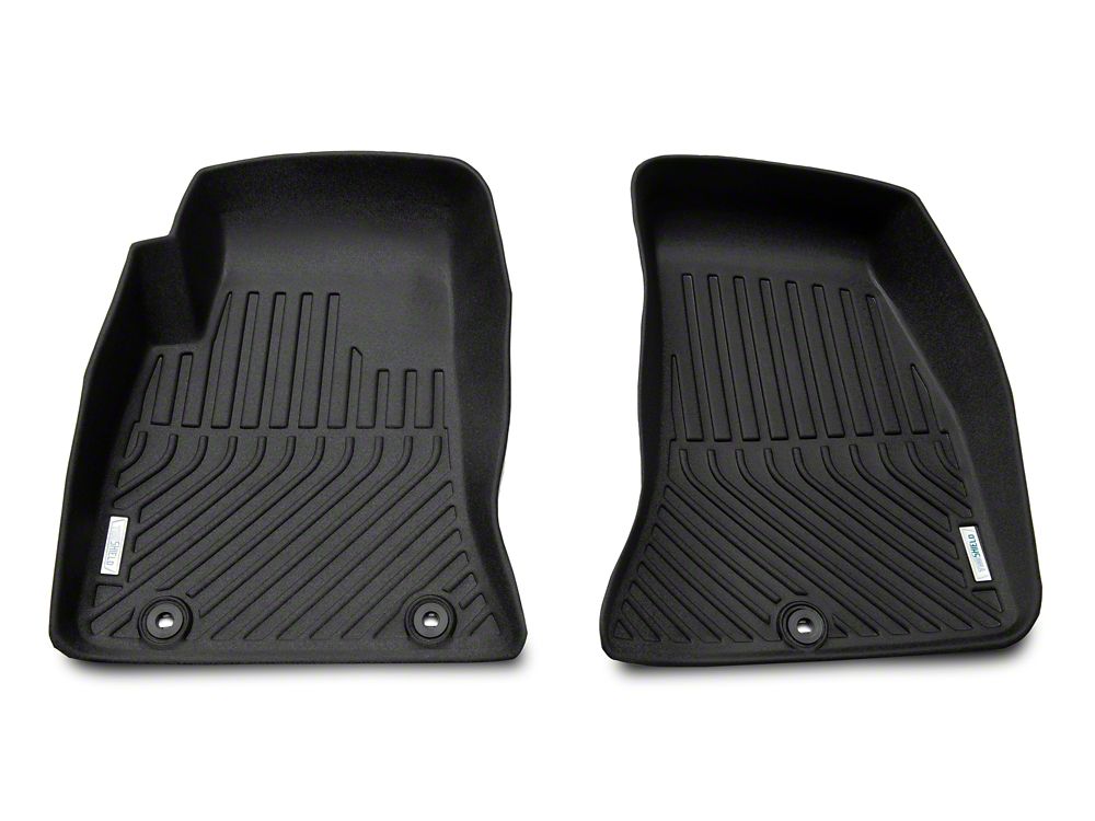 TruShield Precision Molded Front Floor Liners; Black (15-23 Challenger)