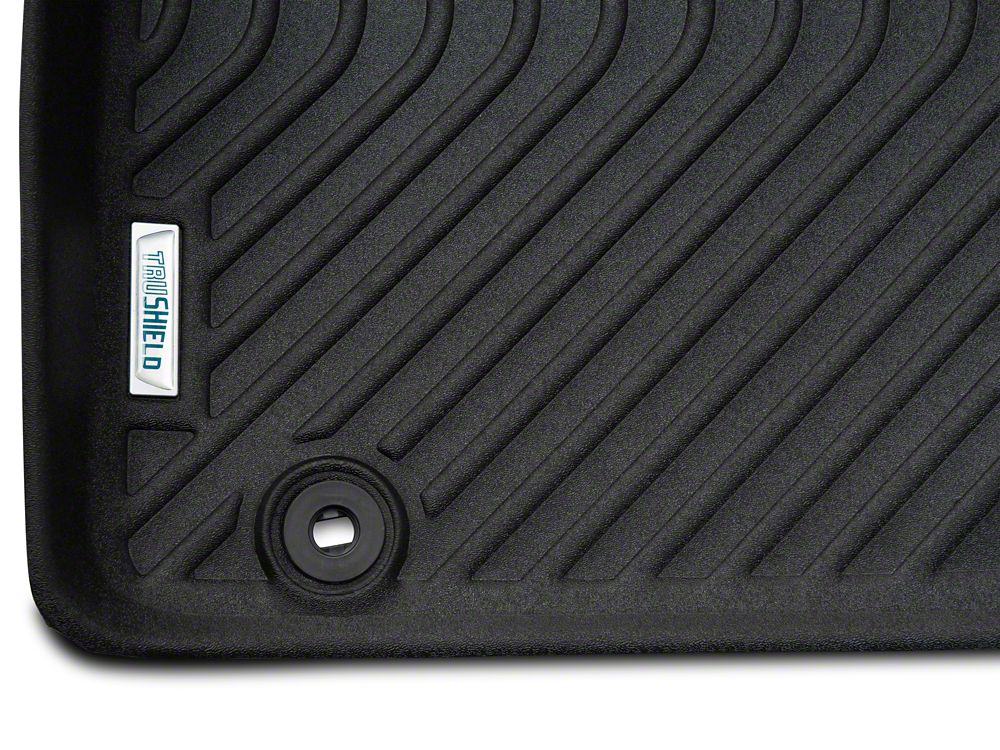 TruShield Precision Molded Front Floor Liners; Black (15-23 Challenger)