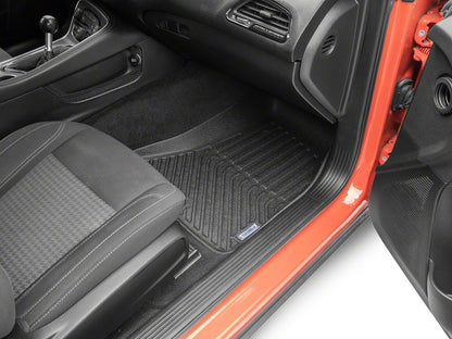 TruShield Precision Molded Front and Rear Floor Liners; Black (15-23 Challenger)
