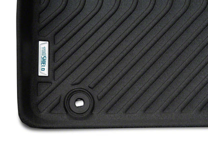 TruShield Precision Molded Front and Rear Floor Liners; Black (15-23 Challenger)