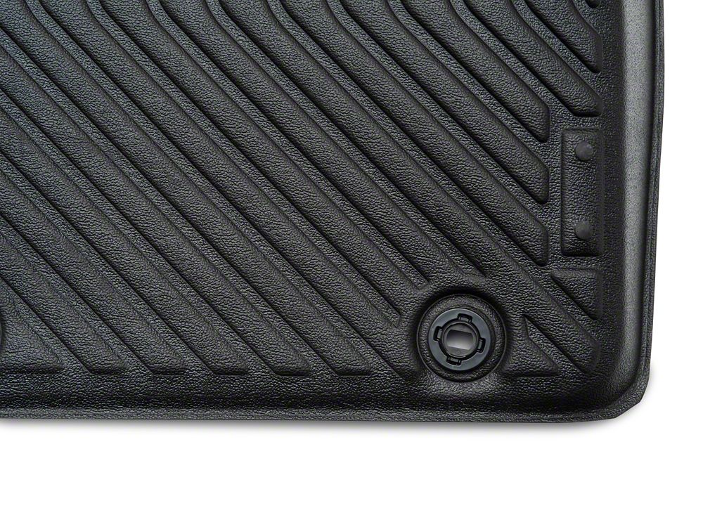 TruShield Precision Molded Front and Rear Floor Liners; Black (15-23 Challenger)