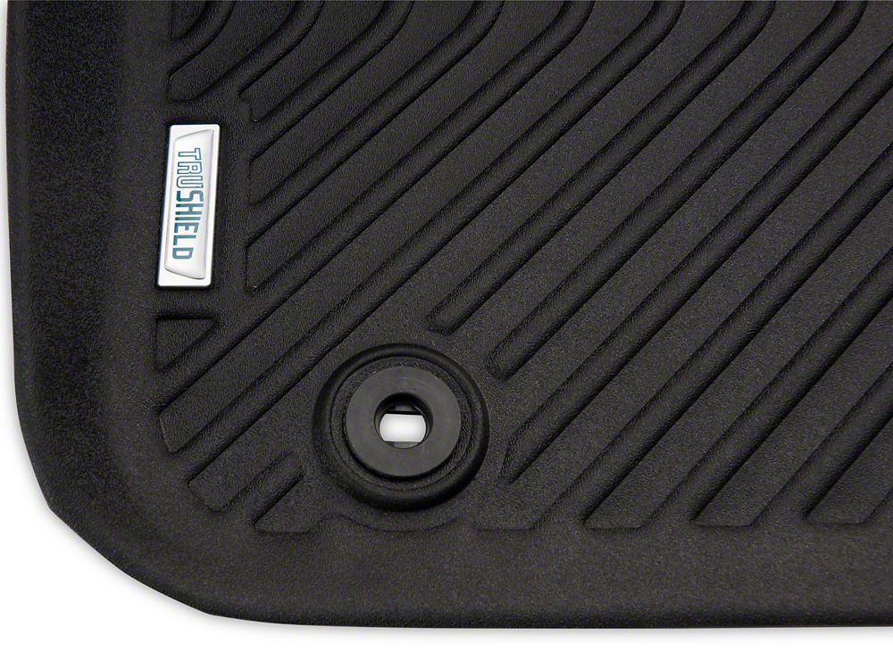 TruShield Precision Molded Front Floor Liners; Black (11-23 RWD Charger)