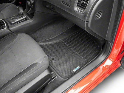 TruShield Precision Molded Front and Rear Floor Liners; Black (11-23 RWD Charger)