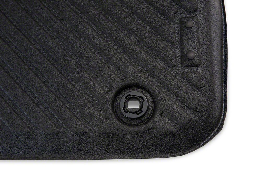 TruShield Precision Molded Front and Rear Floor Liners; Black (11-23 RWD Charger)