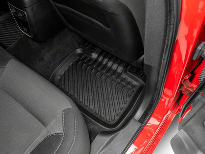 TruShield Precision Molded Front and Rear Floor Liners; Black (11-23 RWD Charger)