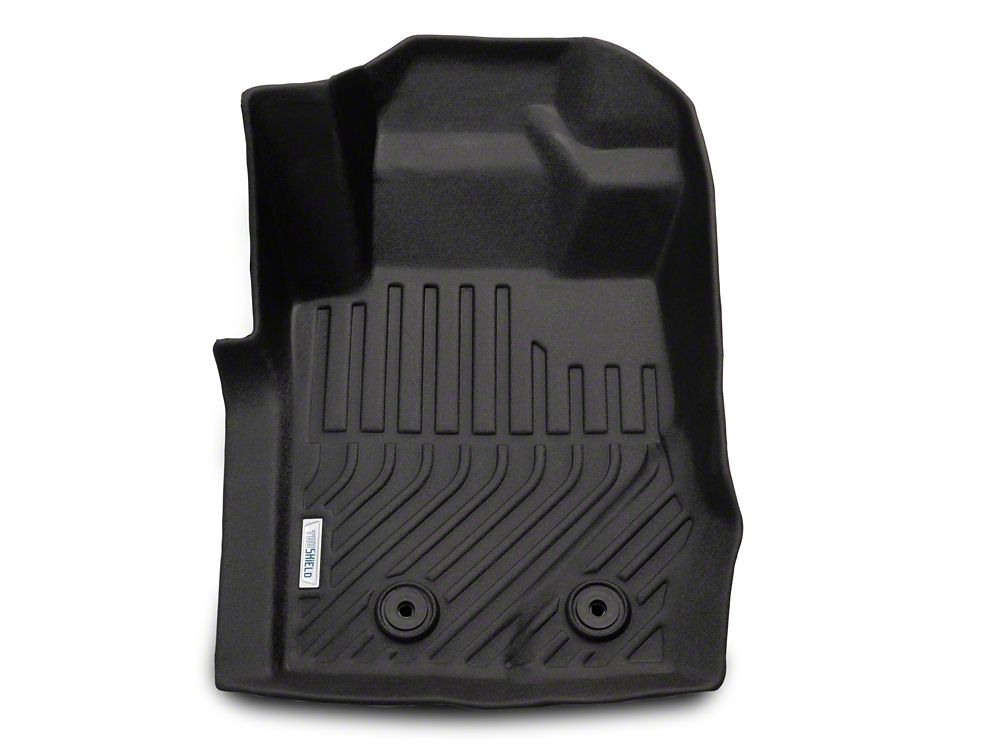 TruShield Precision Molded Front Floor Liners; Black (21-25 Bronco)