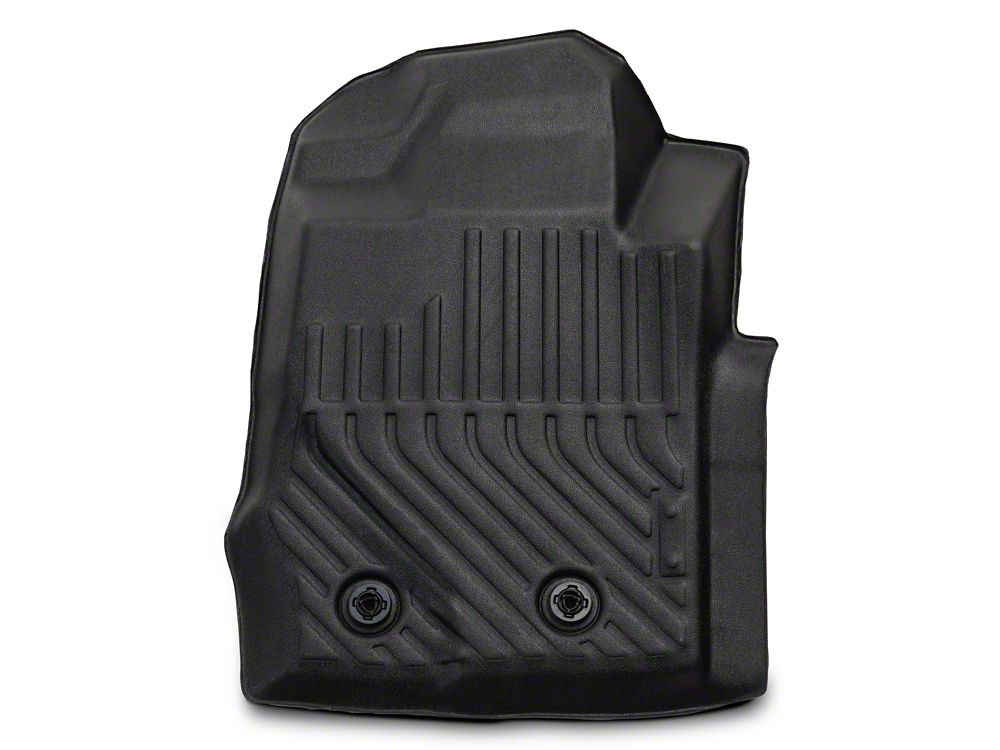 TruShield Precision Molded Front Floor Liners; Black (21-25 Bronco)