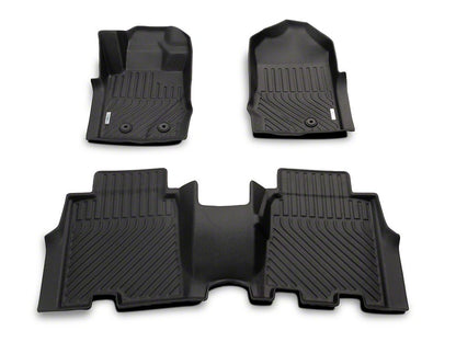 TruShield Precision Molded Front and Rear Floor Liners; Black (21-25 Bronco 4-Door)