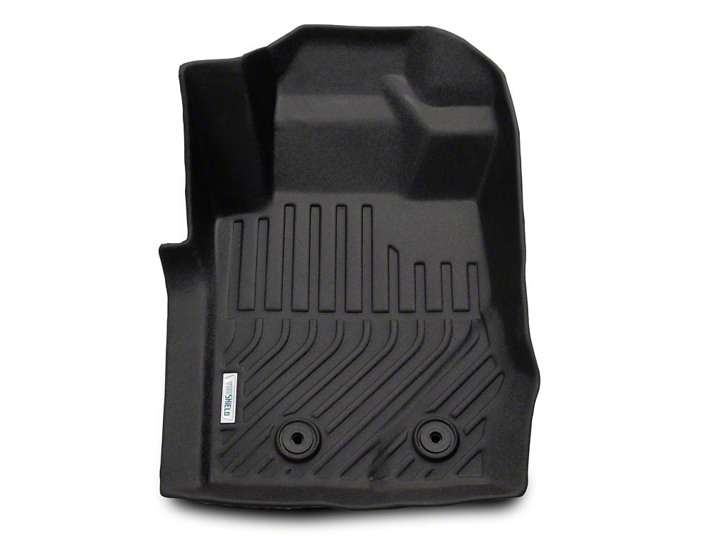 TruShield Precision Molded Front and Rear Floor Liners; Black (21-25 Bronco 4-Door)