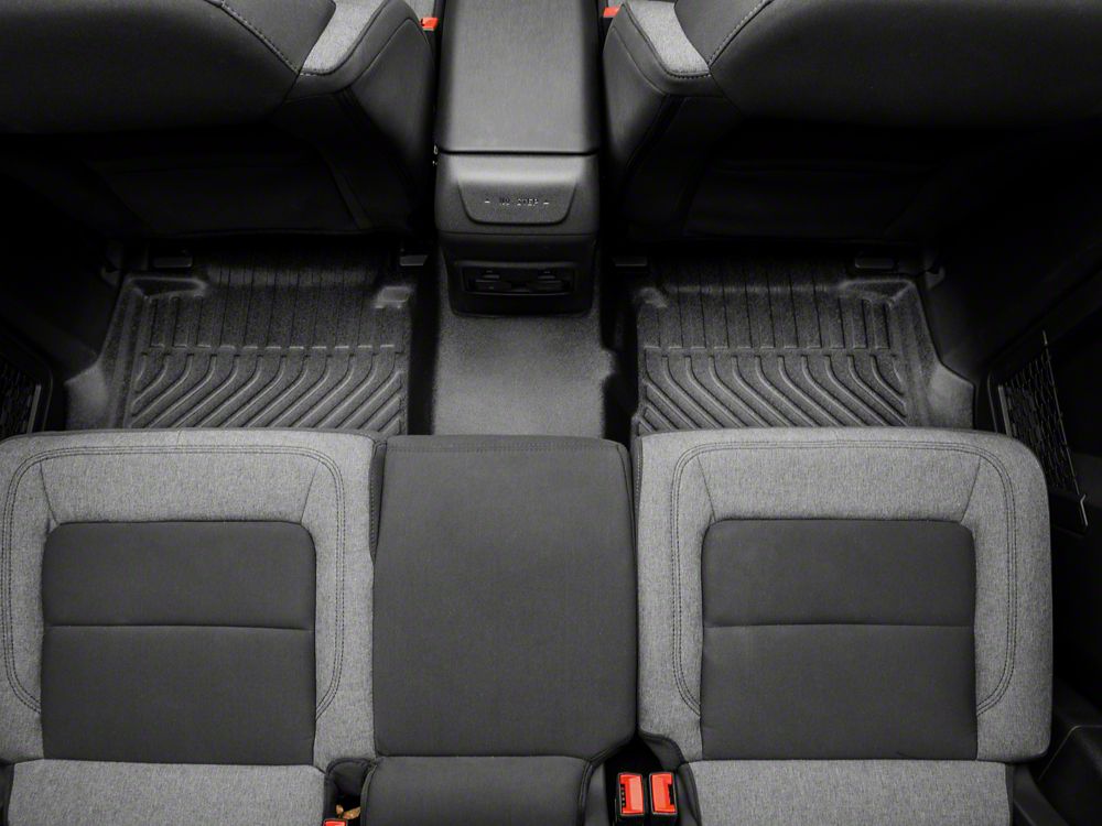 TruShield Precision Molded Front and Rear Floor Liners; Black (21-25 Bronco 4-Door)