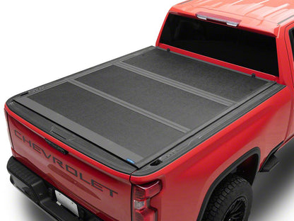 TruShield Low Profile Hard Tri-Fold Tonneau Cover (20-24 Silverado 2500 HD w/ 6.90-Foot Standard Box)