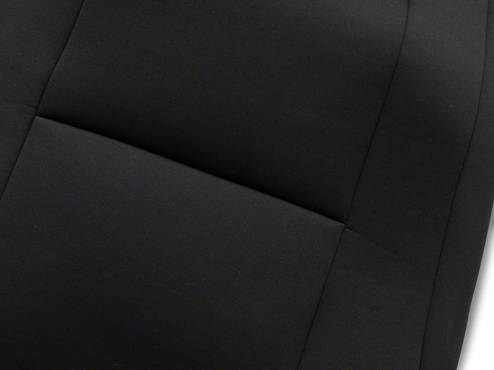 TruShield Neoprene Front and Rear Seat Covers; Black (87-90 Jeep Wrangler YJ)