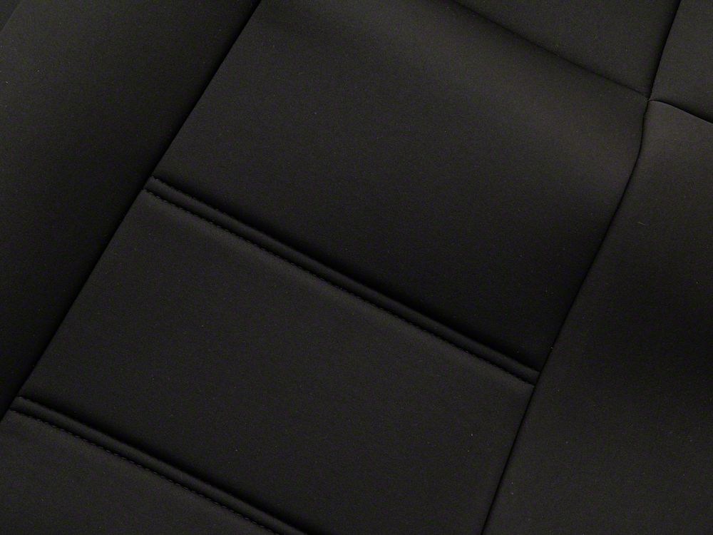 TruShield Neoprene Front and Rear Seat Covers; Black (91-95 Jeep Wrangler YJ)