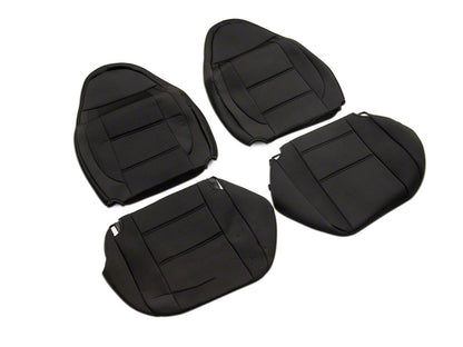 TruShield Neoprene Front and Rear Seat Covers; Black (97-02 Jeep Wrangler TJ)
