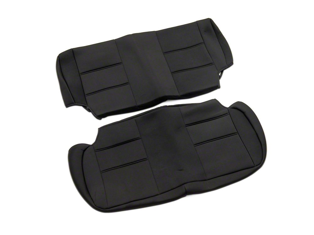 TruShield Neoprene Front and Rear Seat Covers; Black (97-02 Jeep Wrangler TJ)