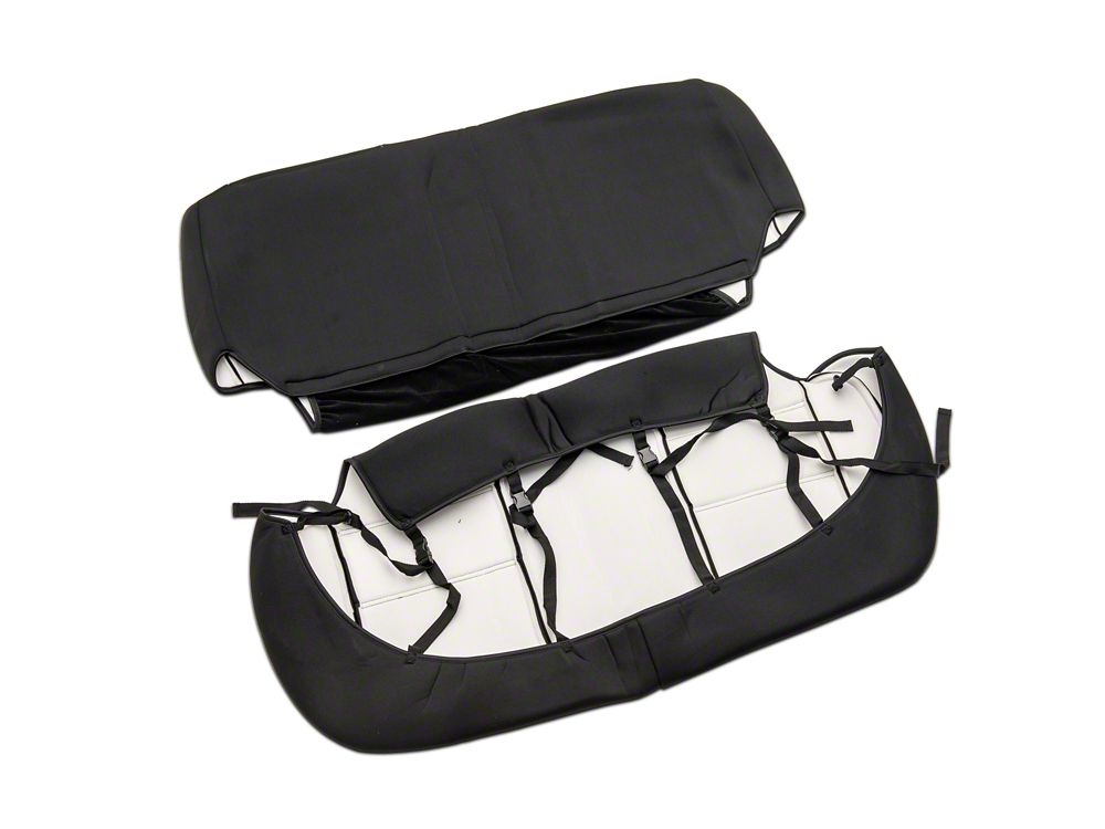TruShield Neoprene Front and Rear Seat Covers; Black (97-02 Jeep Wrangler TJ)