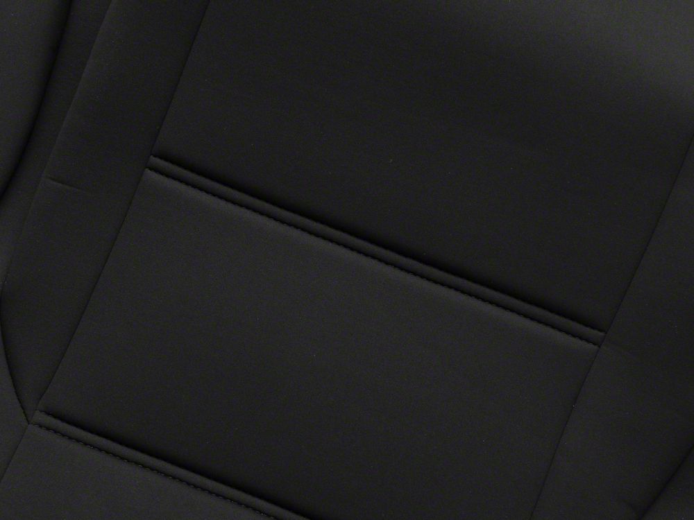 TruShield Neoprene Front and Rear Seat Covers; Black (08-10 Jeep Wrangler JK 4-Door)