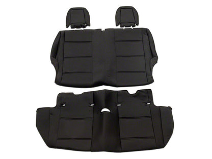 TruShield Neoprene Front and Rear Seat Covers; Black (11-12 Jeep Wrangler JK 2-Door)