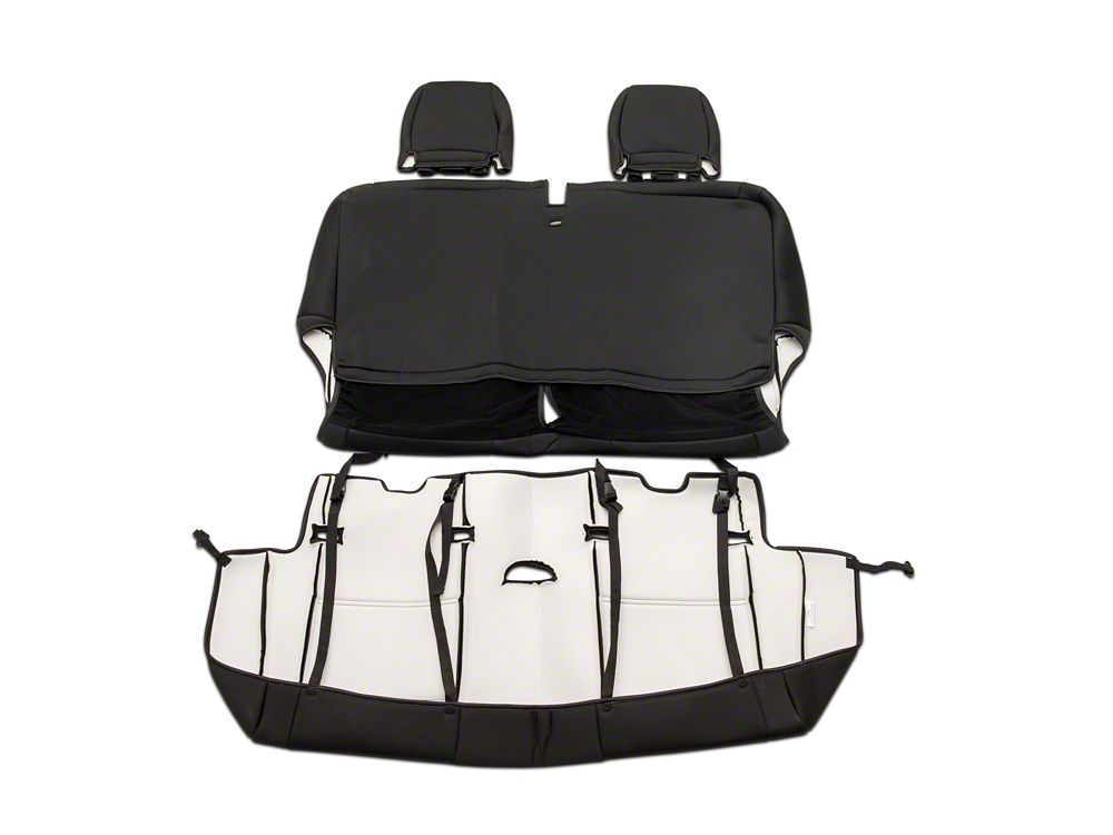 TruShield Neoprene Front and Rear Seat Covers; Black (11-12 Jeep Wrangler JK 2-Door)