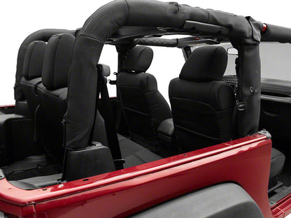 TruShield Neoprene Front and Rear Seat Covers; Black (11-12 Jeep Wrangler JK 2-Door)