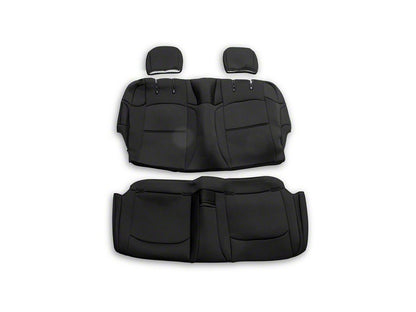 TruShield Neoprene Front and Rear Seat Covers; Black (18-25 Jeep Wrangler JL 2-Door)