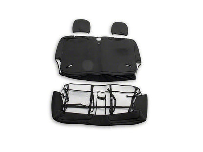 TruShield Neoprene Front and Rear Seat Covers; Black (18-25 Jeep Wrangler JL 2-Door)