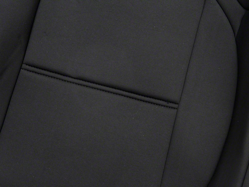 TruShield Neoprene Front and Rear Seat Covers; Black (18-25 Jeep Wrangler JL 2-Door)