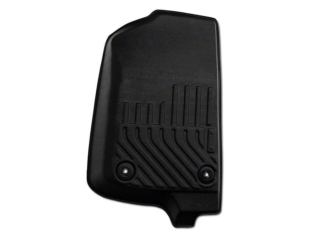 TruShield Precision Molded Front and Rear Floor Liners; Black (18-25 Jeep Wrangler JL 4-Door, Excluding 4xe)