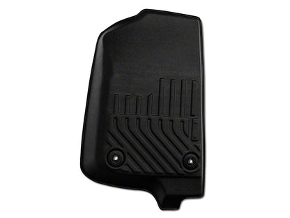 TruShield Precision Molded Front and Rear Floor Liners; Black (18-25 Jeep Wrangler JL 4-Door, Excluding 4xe)